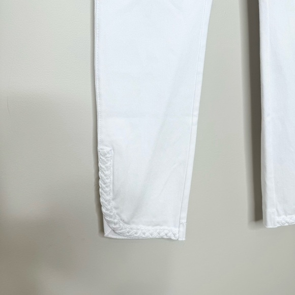 NWT LYSSE Happy Hour Braided White Crop Pant XS - Picture 3 of 7